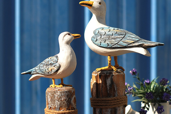 Đôi chim biển - Decor Chủ Đề Biển - Trang Trí Chủ Đề Biển